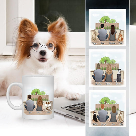 The Backyard Personalized Pet & Owner Coffee Mug | Alpha Paw