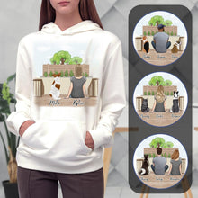 Load image into Gallery viewer, The Backyard Personalized Pet &amp; Owner Hoodies | Alpha Paw
