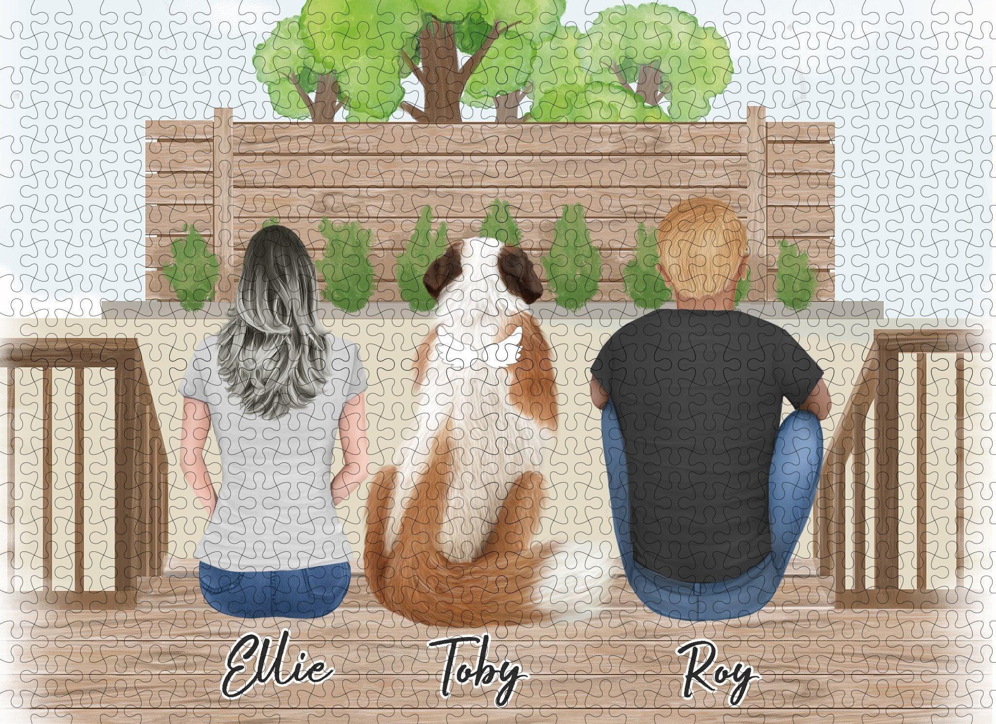 The Backyard Personalized Pet & Owner Puzzle | Alpha Paw
