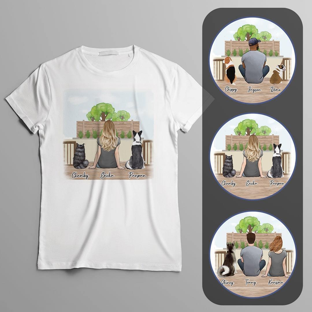 The Backyard Personalized Pet & Owner T-Shirt | Alpha Paw