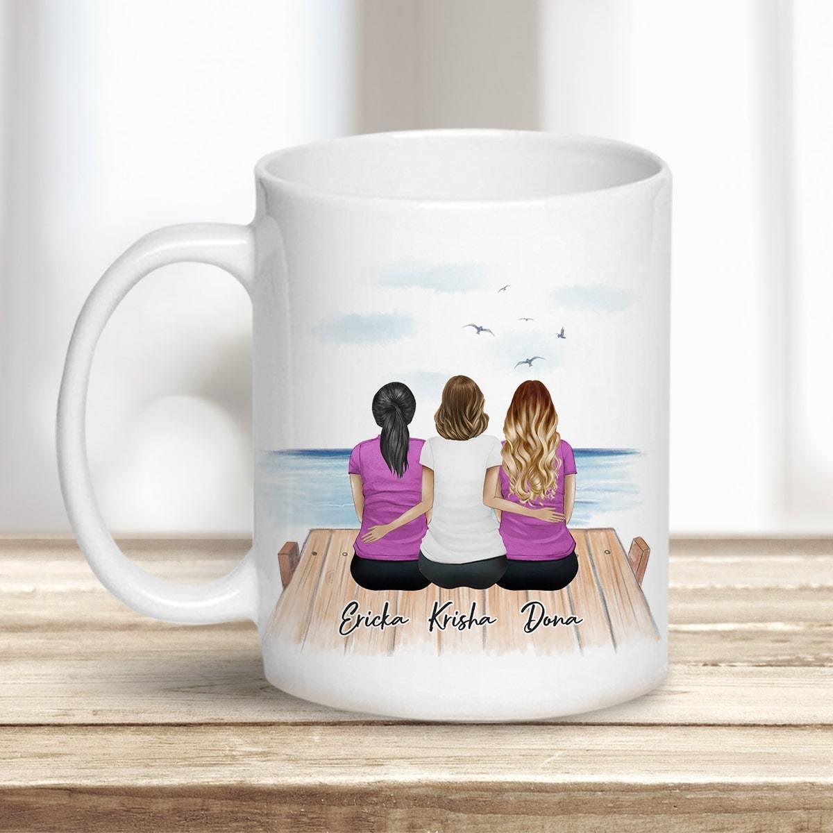 The Dock Personalized Best Friend (Or Sisters) Coffee Mug | Alpha Paw