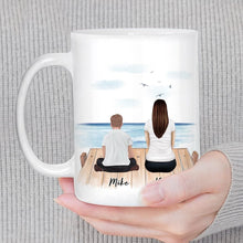 Load image into Gallery viewer, The Dock Personalized Family Coffee Mug | Alpha Paw
