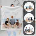 Load image into Gallery viewer, The Dock Personalized Pet & Owner Blanket | Alpha Paw
