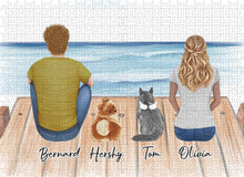 Load image into Gallery viewer, The Dock Personalized Pet &amp; Owner Puzzle | Alpha Paw
