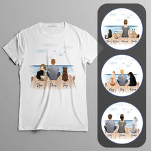 Load image into Gallery viewer, The Dock Personalized Pet &amp; Owner T-Shirt | Alpha Paw
