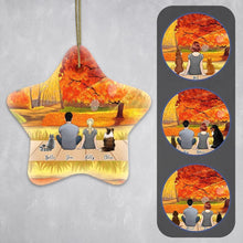 Load image into Gallery viewer, The Fall Star Ornament - Personalized Pet &amp; Owner | Alpha Paw
