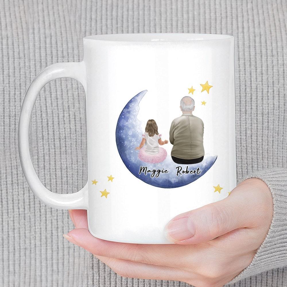 The Moon & Back Personalized Family Coffee Mug | Alpha Paw