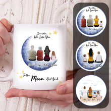 Load image into Gallery viewer, The Moon &amp; Back Pet &amp; Owner Coffee Mug | Alpha Paw
