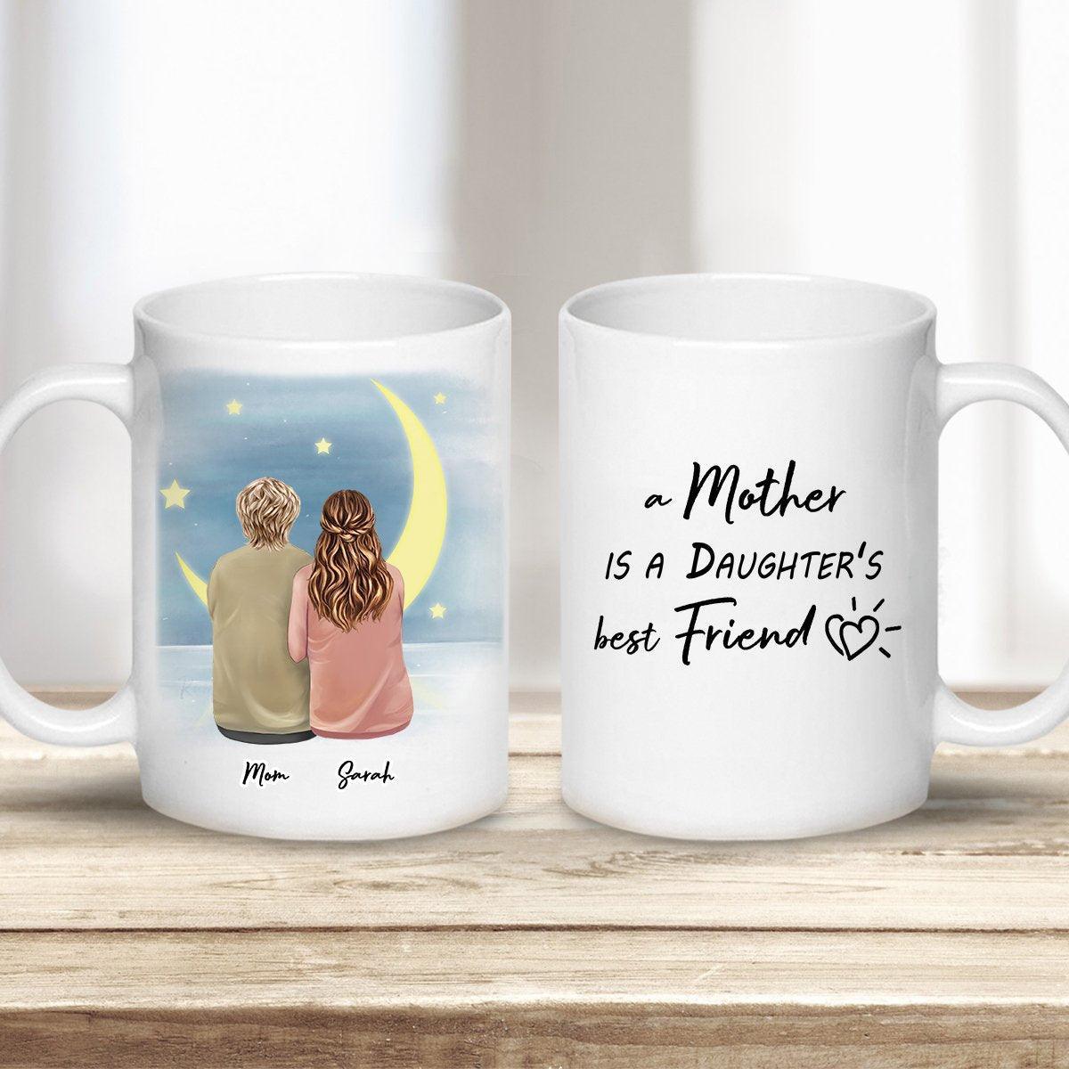 The Moon Personalized Mothers Day Coffee Mug | Alpha Paw
