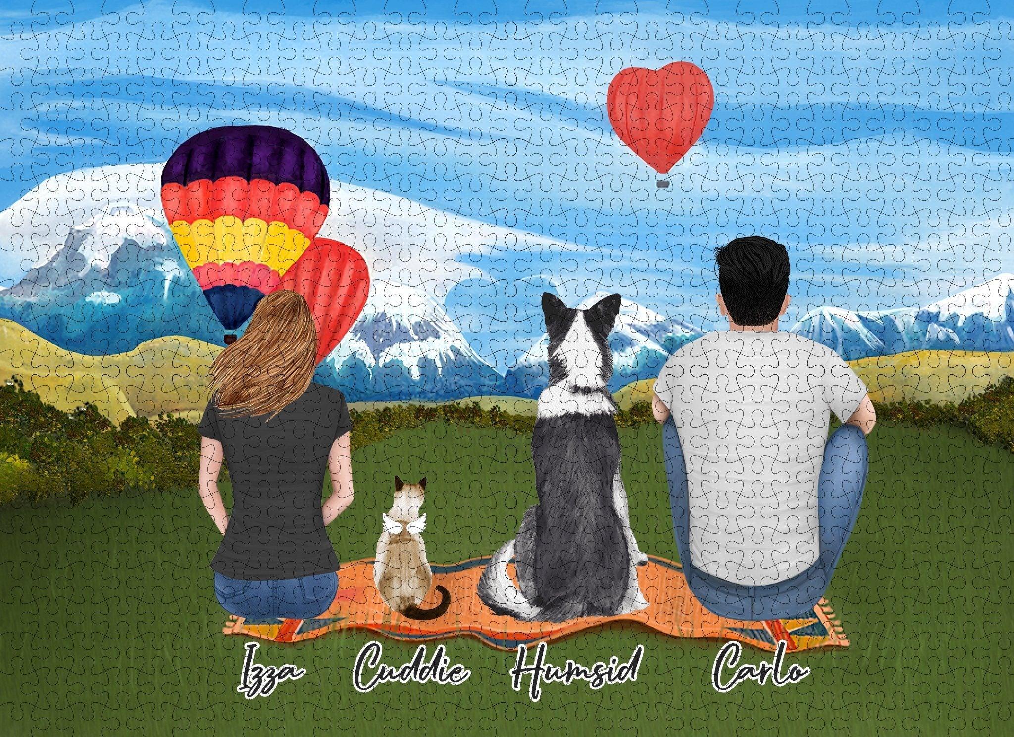 The Valentine Day Personalized Pet & Owner Puzzle | Alpha Paw