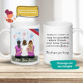 Load image into Gallery viewer, USA Personalized Best Friend Coffee Sister Mug | Alpha Paw
