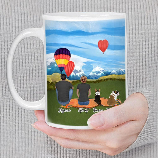 Valentine Day Custom Printed Pet & Owner Coffee Mug | Alpha Paw