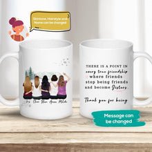 Load image into Gallery viewer, White Mountains Personalized Best Friend Coffee Sister Mug | Alpha Paw
