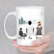 Load image into Gallery viewer, White Mountains Personalized Pet &amp; Owner Coffee Mug | Alpha Paw
