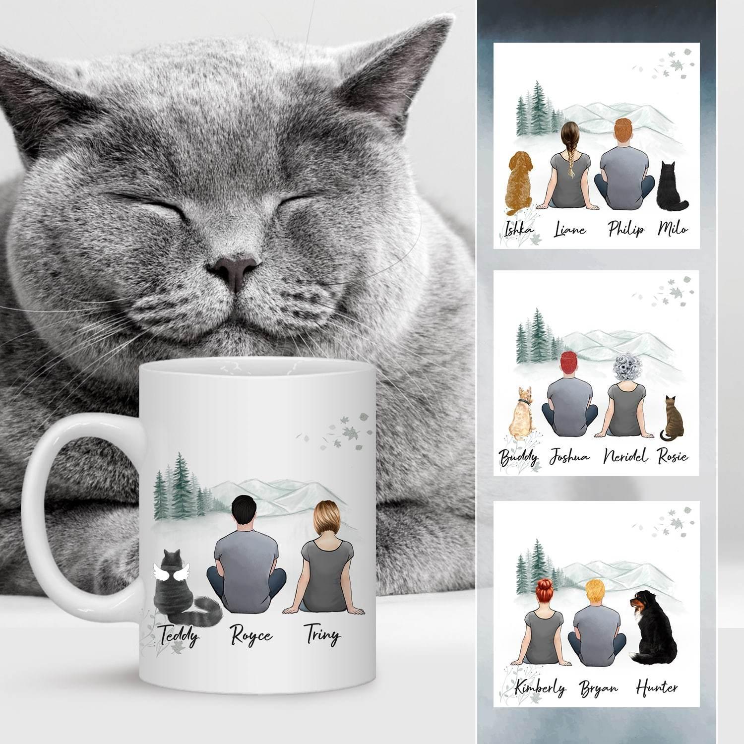 White Mountains Personalized Pet & Owner Coffee Mug - Thumbnail 3