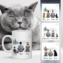 Load image into Gallery viewer, White Mountains Personalized Pet &amp; Owner Coffee Mug | Alpha Paw
