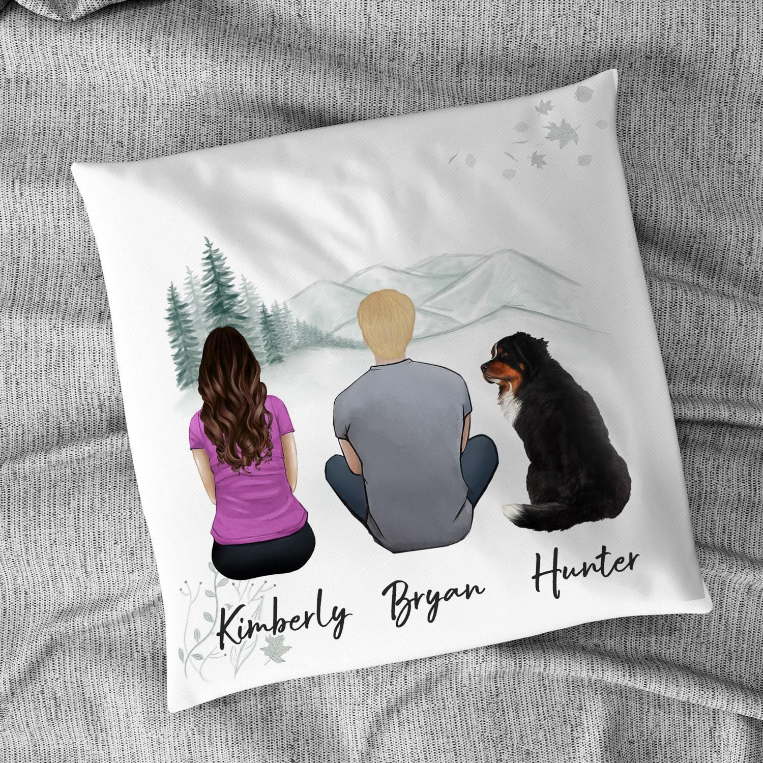 White Mountains Personalized Pet & Owner Pillow | Alpha Paw