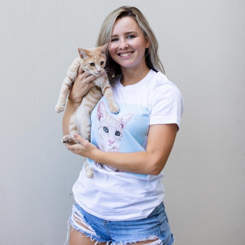 Women's Custom Pet T-Shirt | Alpha Paw