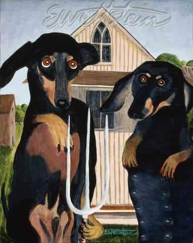 8 famous dachshund artists/paintings throughout history