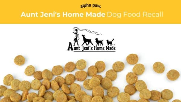Dog food recall alert aunt jeni's home made all-natural raw turkey dinner