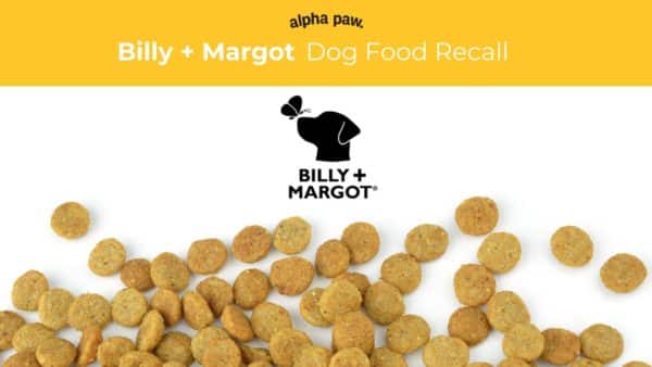Dog food recall alert billy+margot wild kangaroo and superfoods recipe