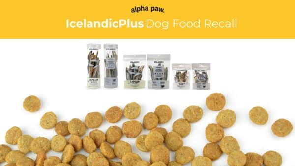 Dog food recall alert icelandic+ whole capelin fish treats for dogs
