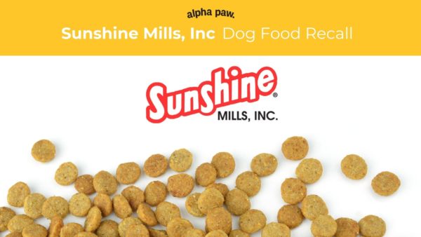 Sunshine mills dry dog food recall alert: potential aflatoxin contamination