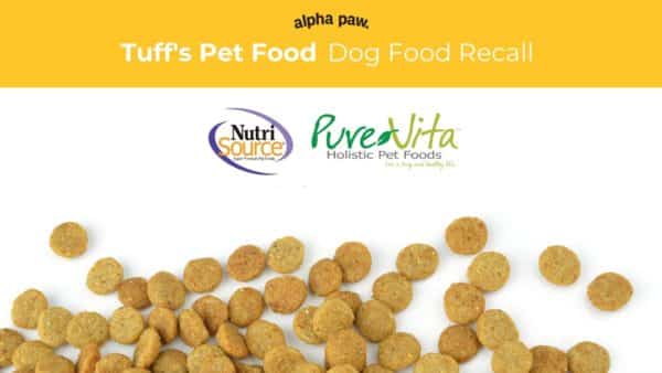 Tuffy’s pet foods recall alert: nutrisource pure vita dog food potentially contaminated