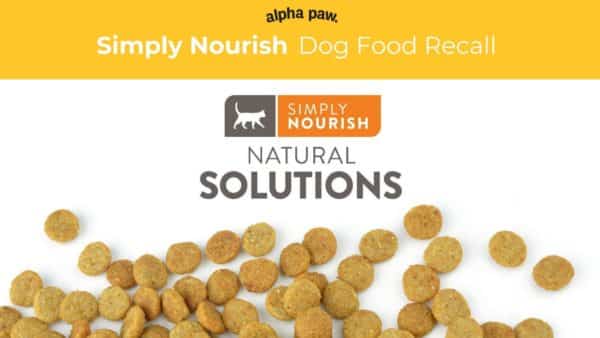 Recall alert simply nourish by wet noses natural dog treat company