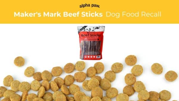 Sam's club dog food recall alert maker's mark beef sticks